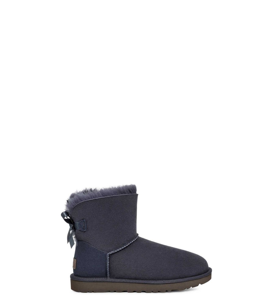 Femme UGG Bottes Classiques | Mini-Bailey Bow Ii Ève Bleu