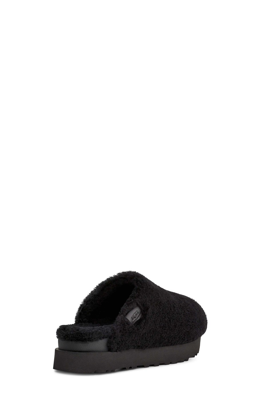 Femme UGG Pantoufles | Glissière de sucre Fuzz, Ugg Noir