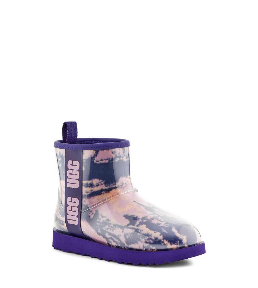 Femme UGG Bottes Classiques | Mini marbre transparent classique Nuit violette