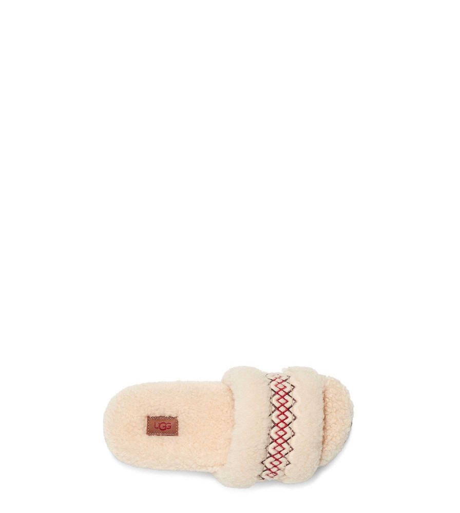 Femme UGG Pantoufles | Cozetta Ugg Tresse Naturel