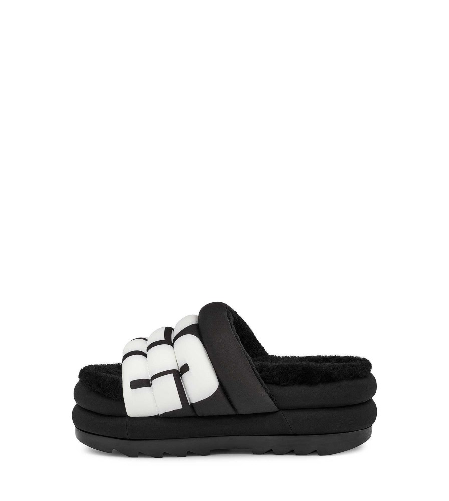 Femme UGG Sandales et Claquettes | Logo Maxi Slide Noir