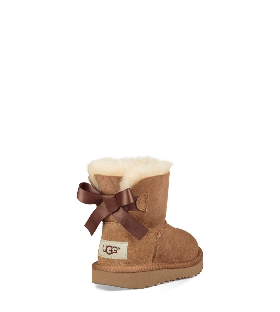 Enfant UGG Bottes | Mini Bailey Bow II, Ugg châtaigne