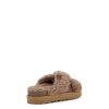 Femme UGG Pantoufles | Diapositive Fuzz Sugar Cross, Ugg Hickory