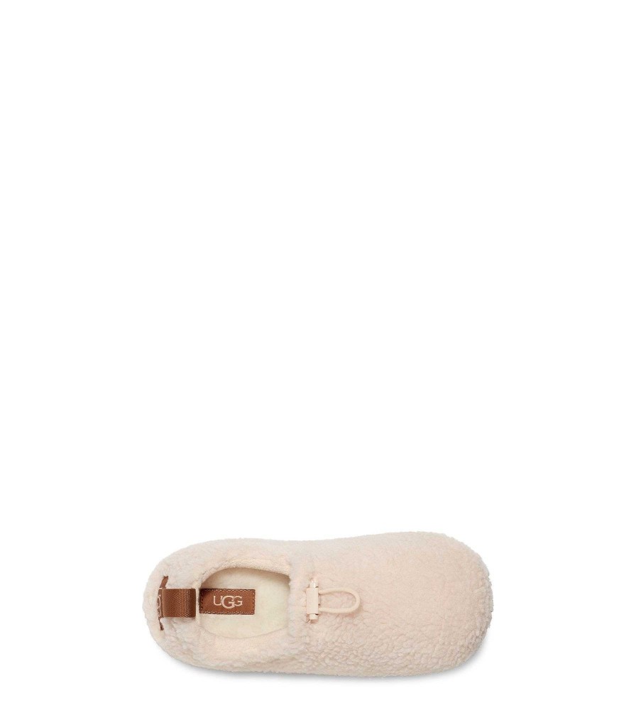 Femme UGG Pantoufles | Pantoufle en peluche Naturel/Châtaigne