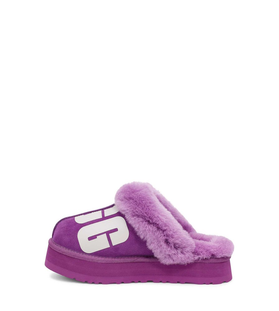 Femme UGG Pantoufles | Disquette hachée Ciel violet