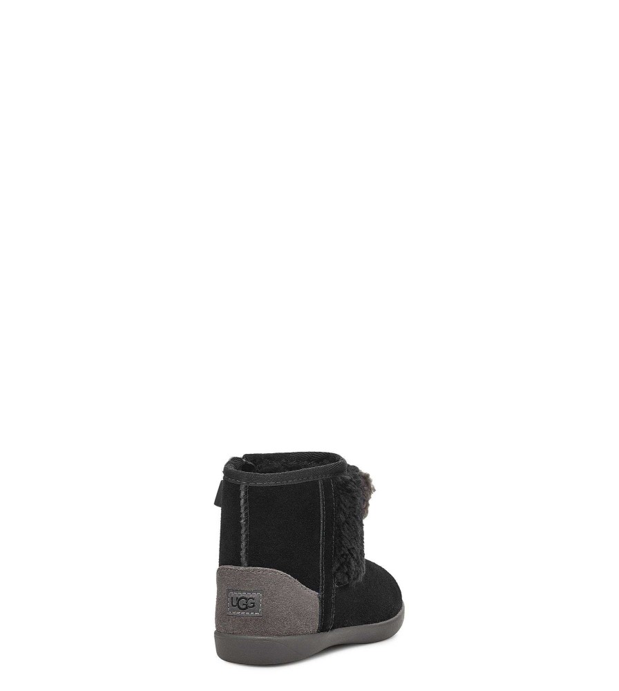 Enfants UGG Bottes | Peluche Koala Suède noir