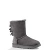 Femme UGG Bottes Classiques | Bailey Bow II, Ugg Gris