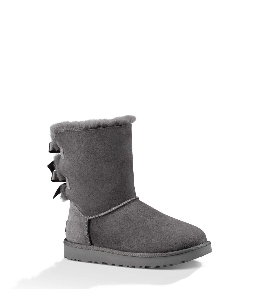 Femme UGG Bottes Classiques | Bailey Bow II, Ugg Gris