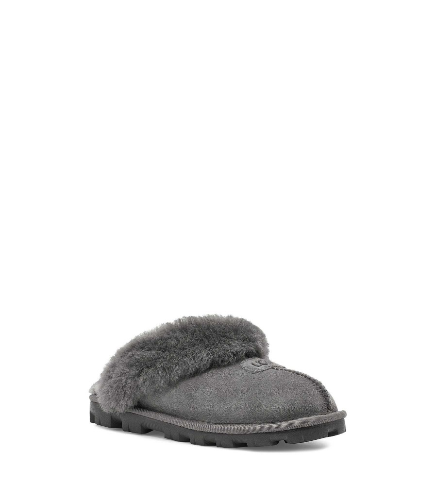 Femme UGG Pantoufles | Coquette Gris