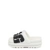 Femme UGG Sandales et Claquettes | Logo Maxi Slide Blanc