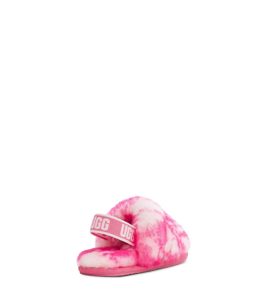 Enfants UGG Pantoufles | Fluff Yeah Slide Marble Rose Rose / Rose Coquillage