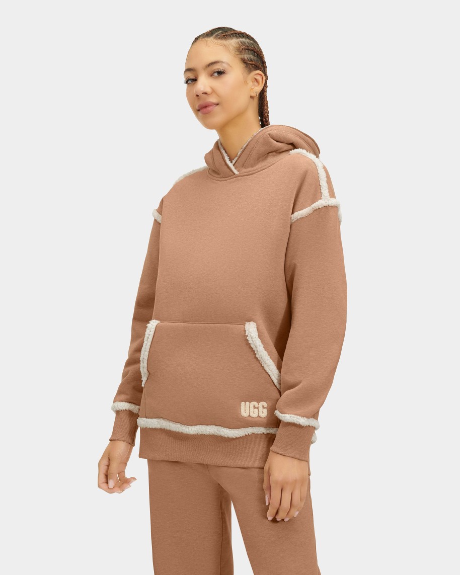 Femme UGG Collection RTW | Sweat à capuche en polaire Joanne Bonded, Ugg Hcml