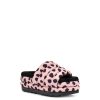 Femme UGG Sandales et Claquettes | Maxi toboggan imprimé guépard Pétoncle Rose