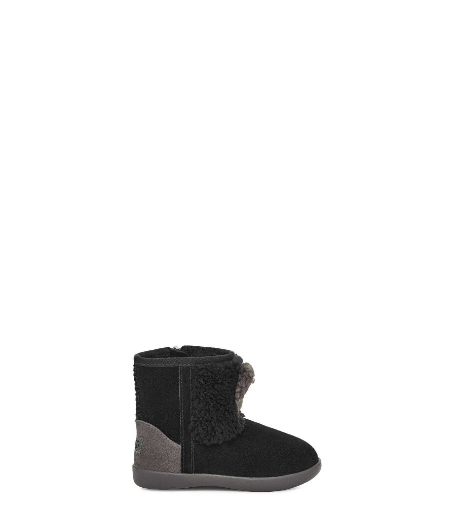 Enfants UGG Bottes | Peluche Koala Suède noir