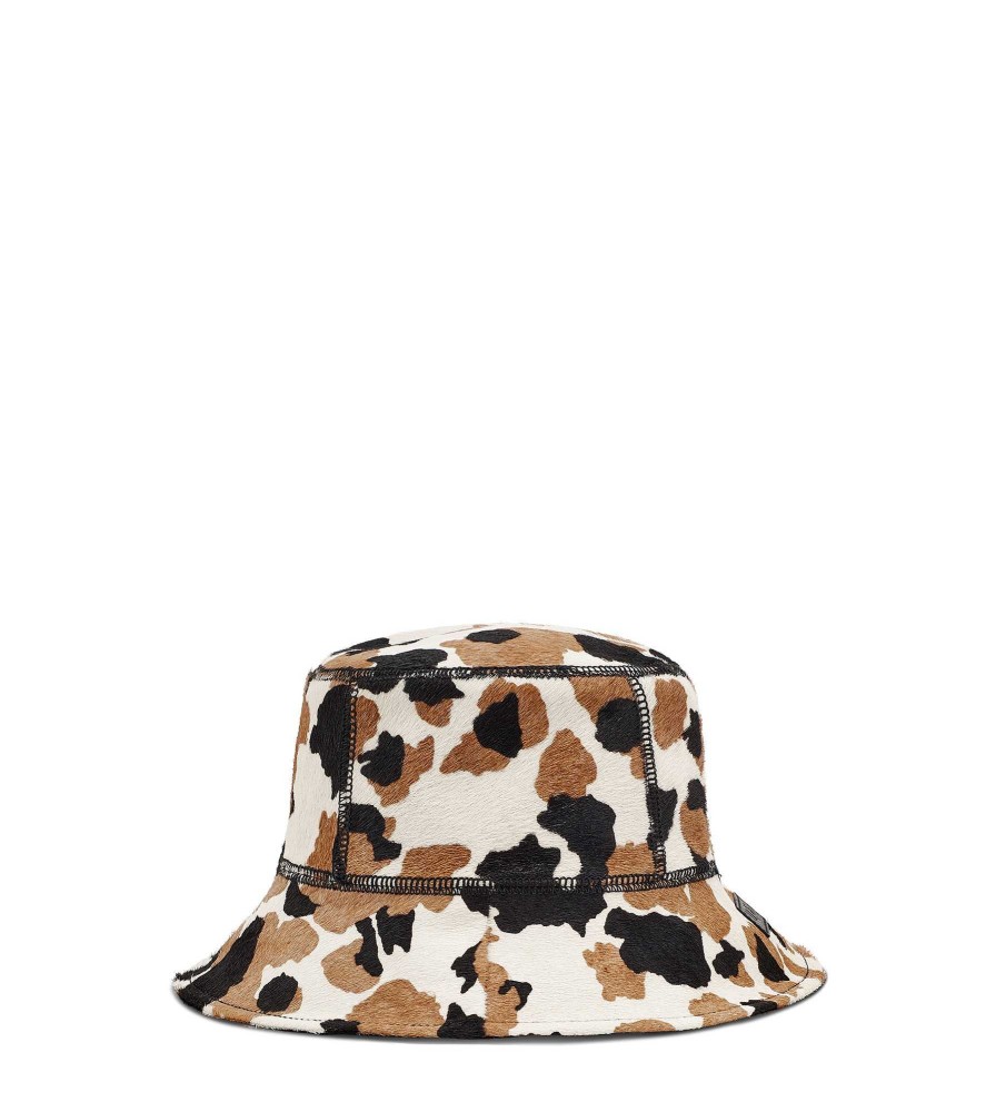 Femme UGG Accessoires | Buckehat imprimé en poil de veau Vache alezan