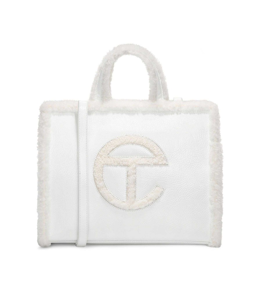 Femme UGG Accessoires | Ugg X Telfar M Shopper froissé Blanc